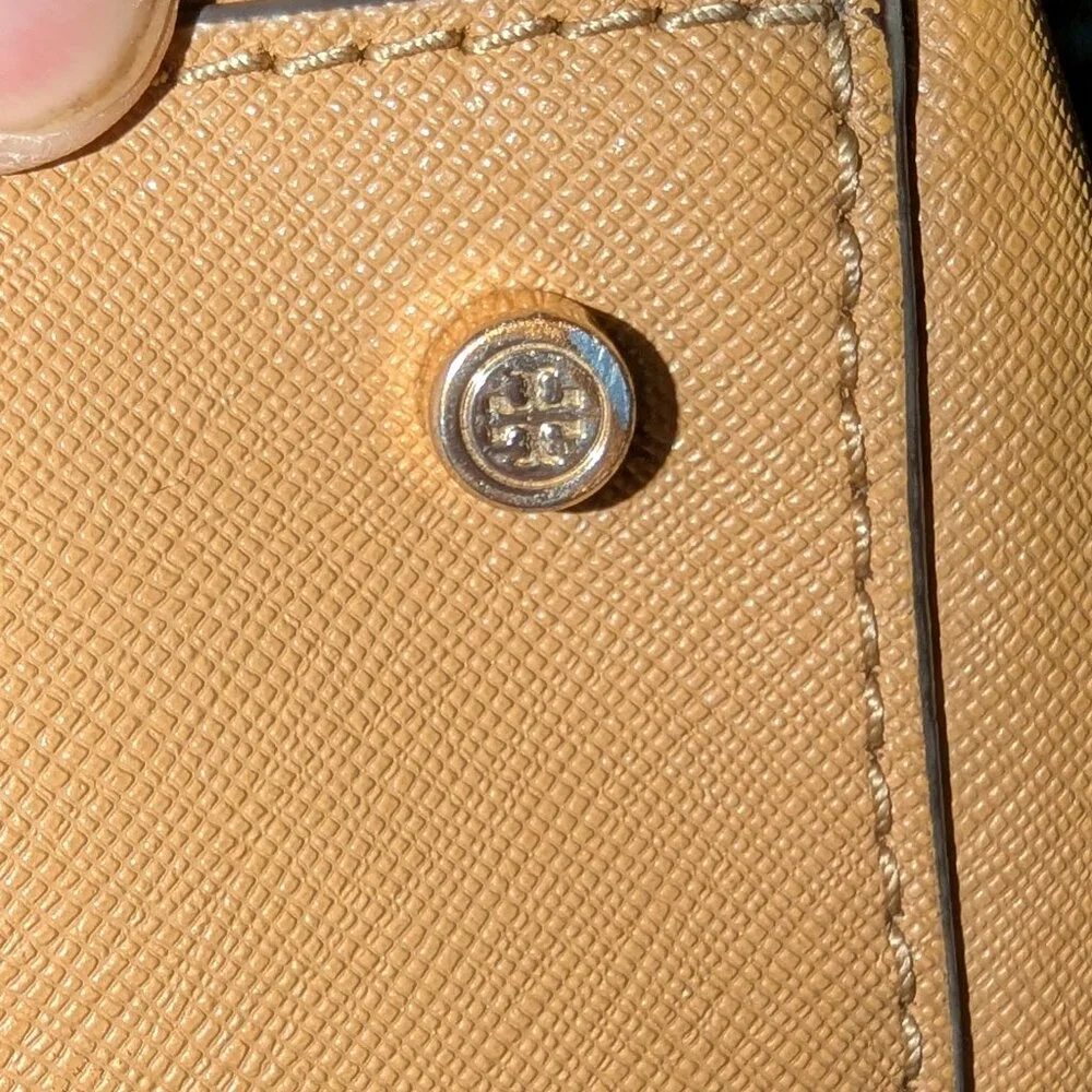 Tory Burch Emerson Saffiano Leather Tote – Tan/Camel REHAB SPECIAL! - Picture 12 of 16